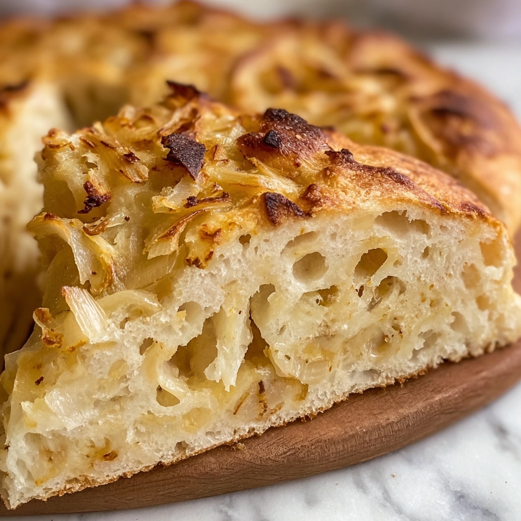 Caramelized Onion & Gouda Sourdough Recipe - Recipe Image