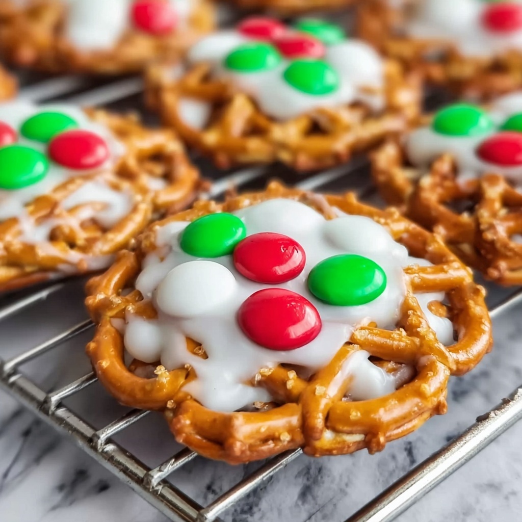 Pretzel M&M Hugs {Christmas Style} Recipe - Recipe Image