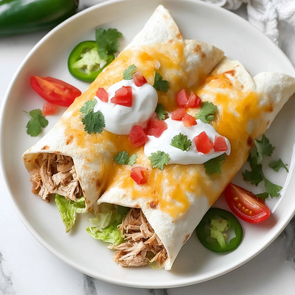 Chicken Lime Enchiladas with Jalapeño and Cheddar Recipe - Recipe Image