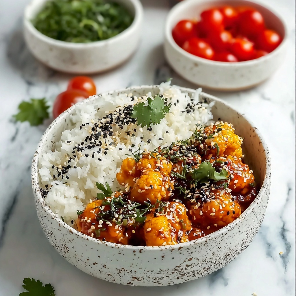Sticky Sesame Cauliflower (Vegan Recipe) Recipe - Recipe Image