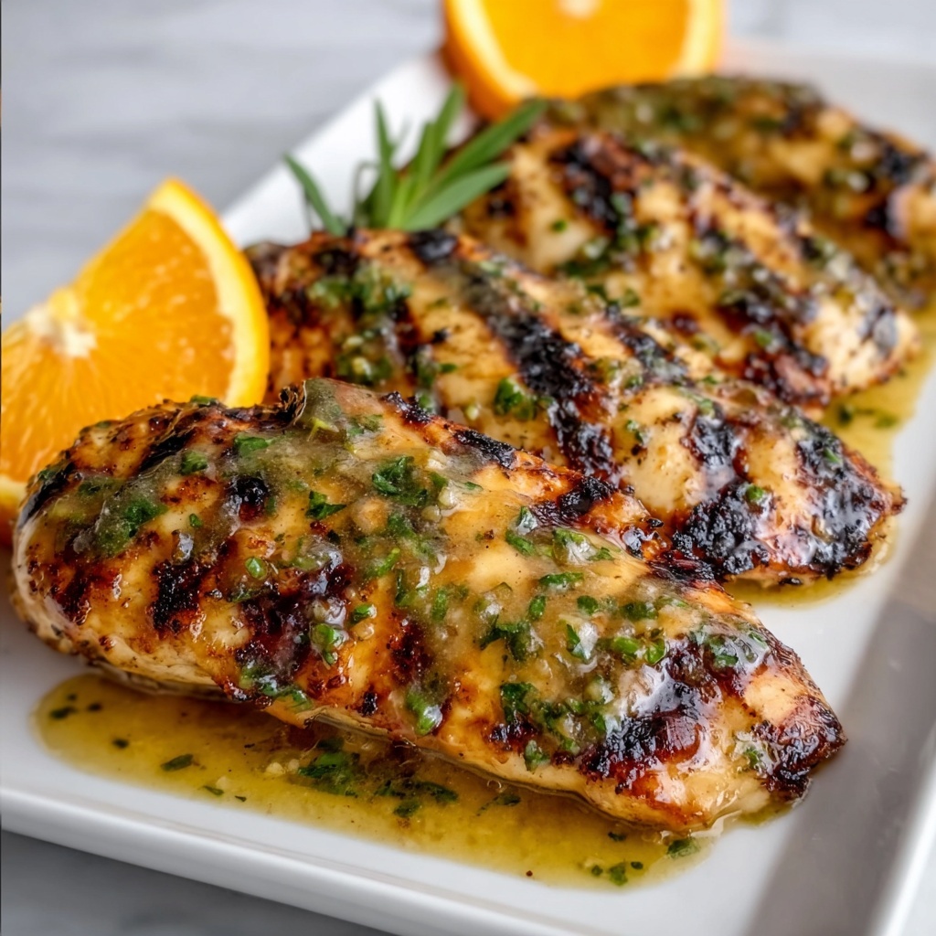 Grilled Citrus Chicken with Honey-Lemon-Lime Glaze Recipe - Recipe Image