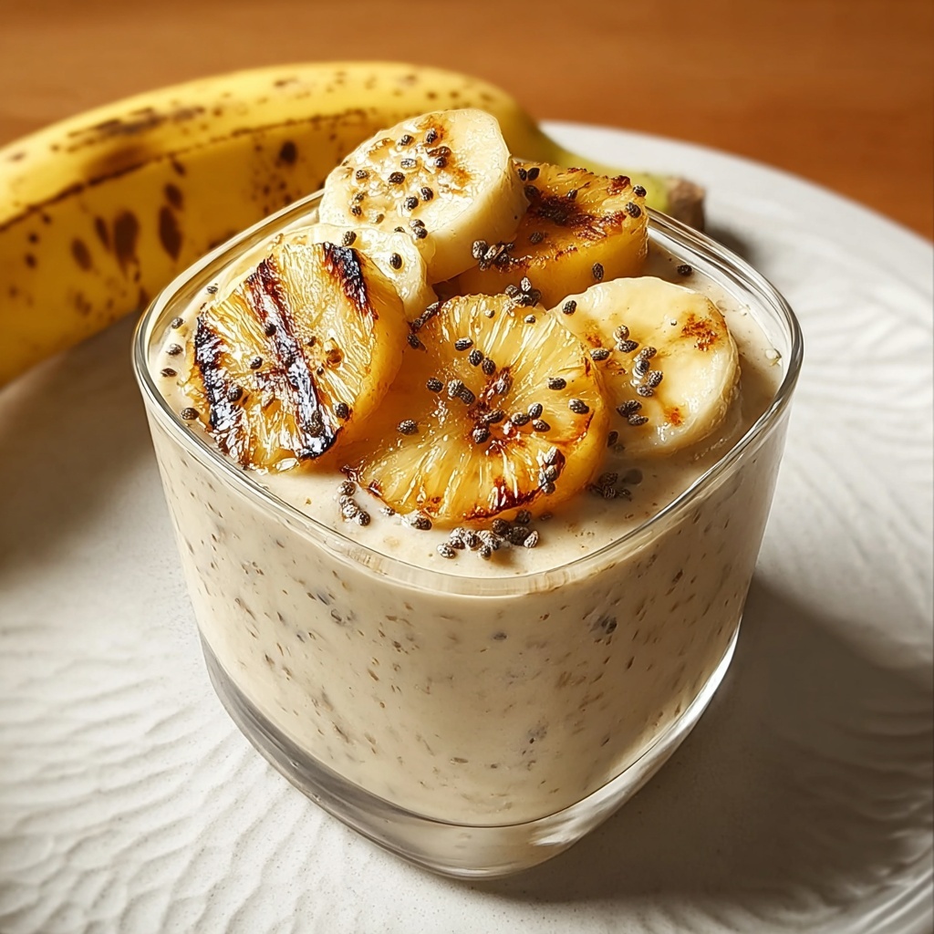 Tropical Pineapple Banana Smoothie Recipe - Recipe Image