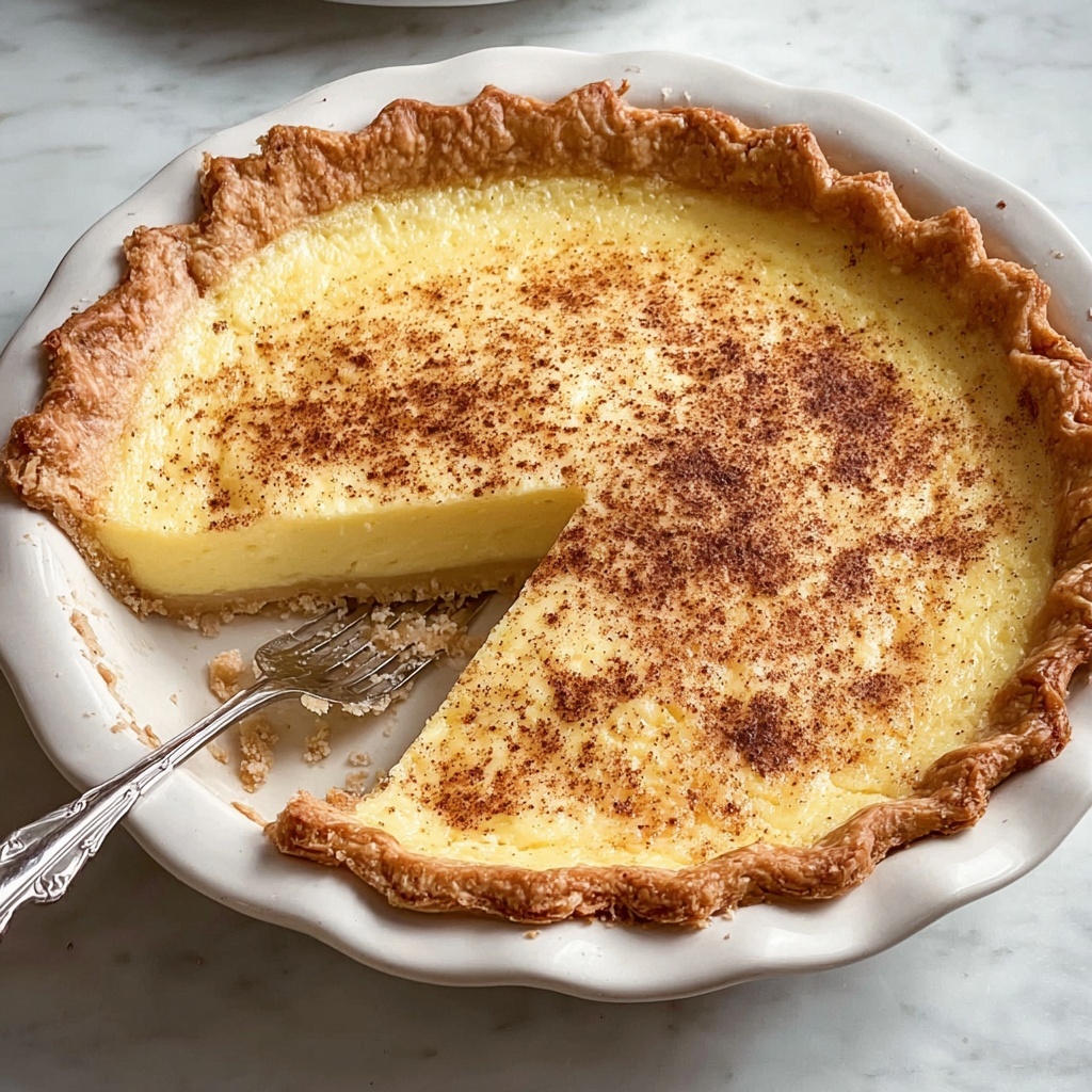 Classic Vanilla Custard Pie Recipe - Recipe Image