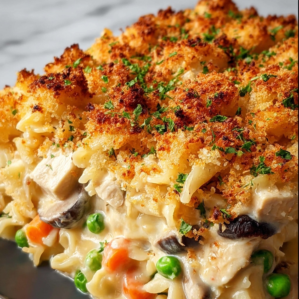 Creamy Chicken Noodle Casserole Recipe - Recipe Image