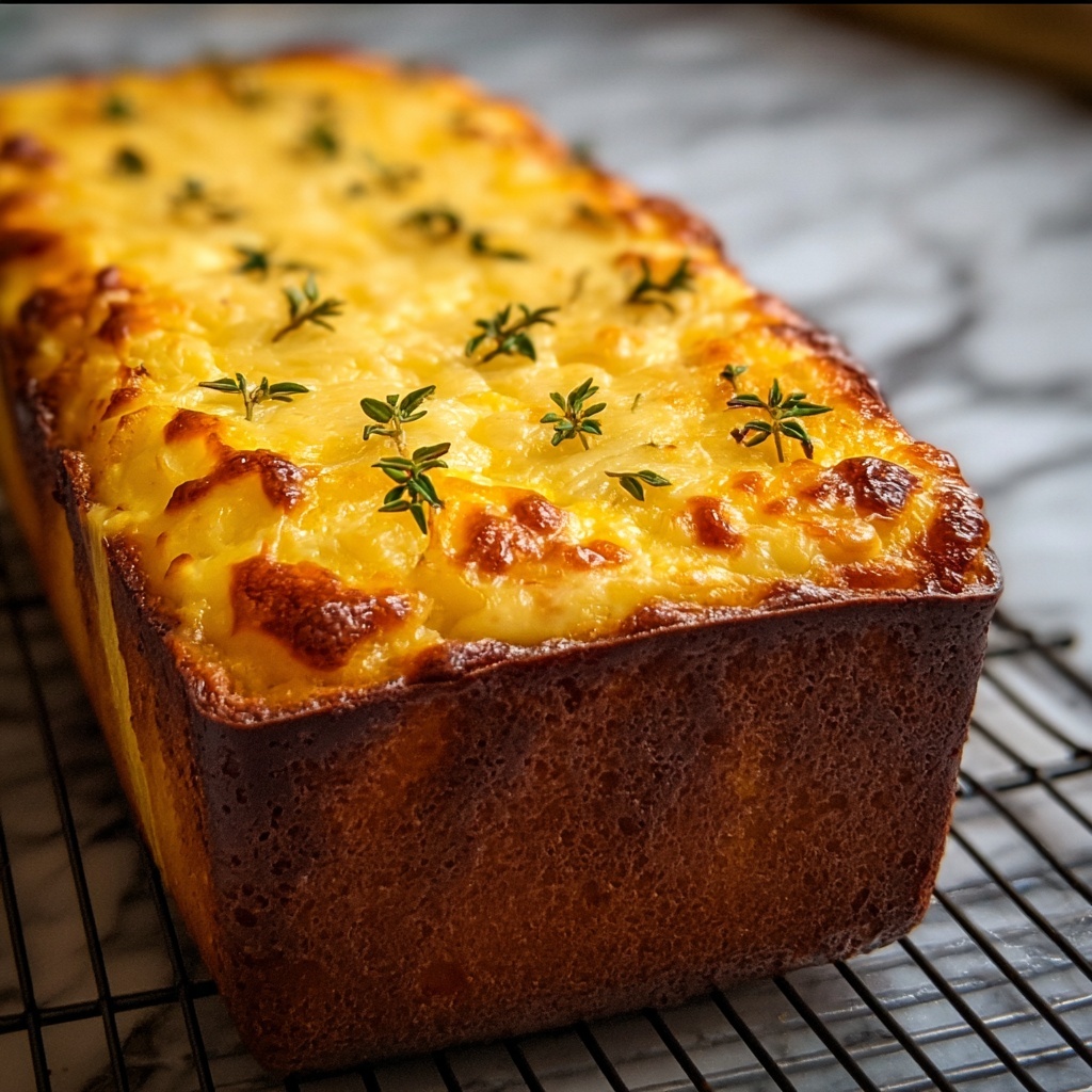 Cheddar Cheese Quick Bread Recipe - Recipe Image