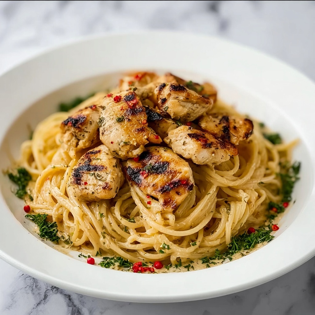 Cowboy Butter Chicken Linguine Recipe - Recipe Image