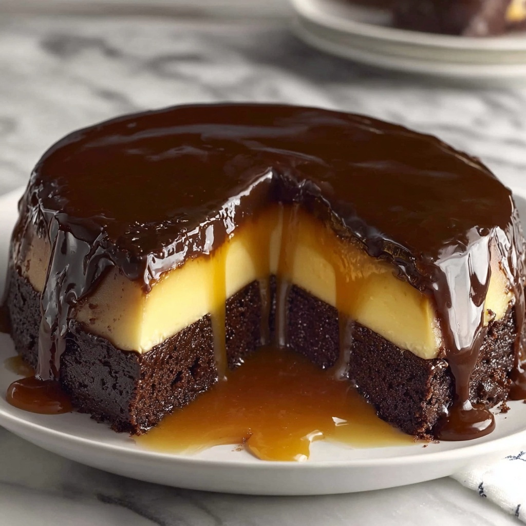 Magic Melt Chocoflan Recipe - Recipe Image