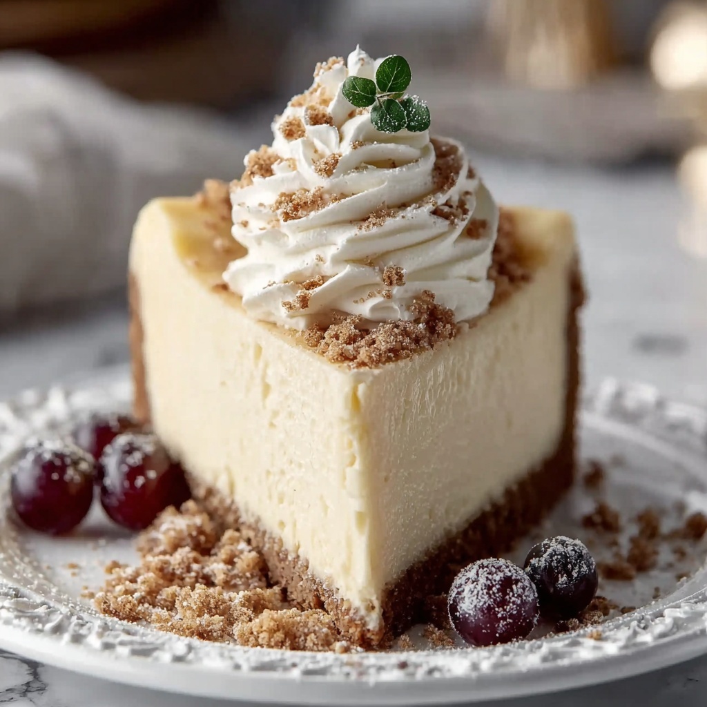 Eggnog Cheesecake Recipe - Recipe Image