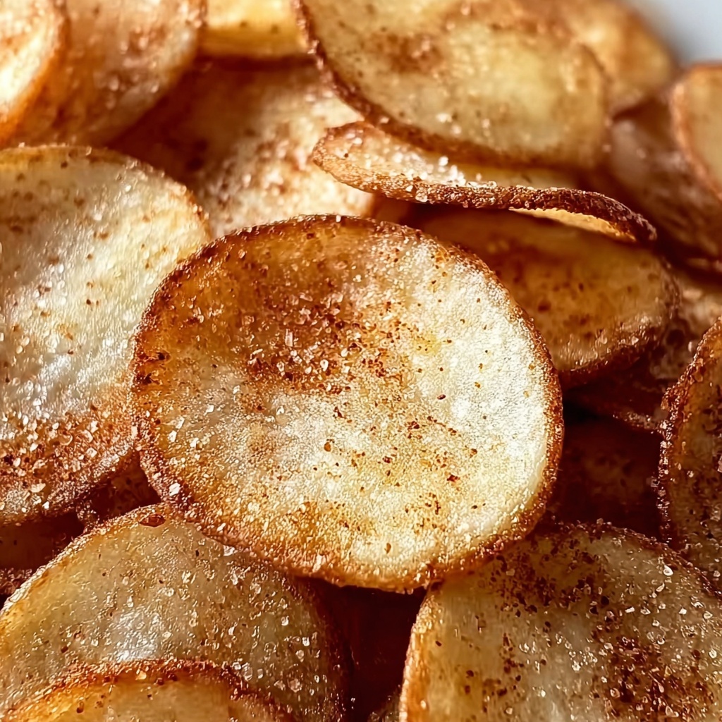 Air Fryer Apple Chips with Cinnamon Sugar Recipe - Recipe Image