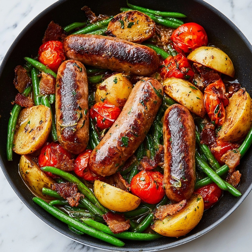 One-Pan Sausage and Vegetables Recipe - Recipe Image