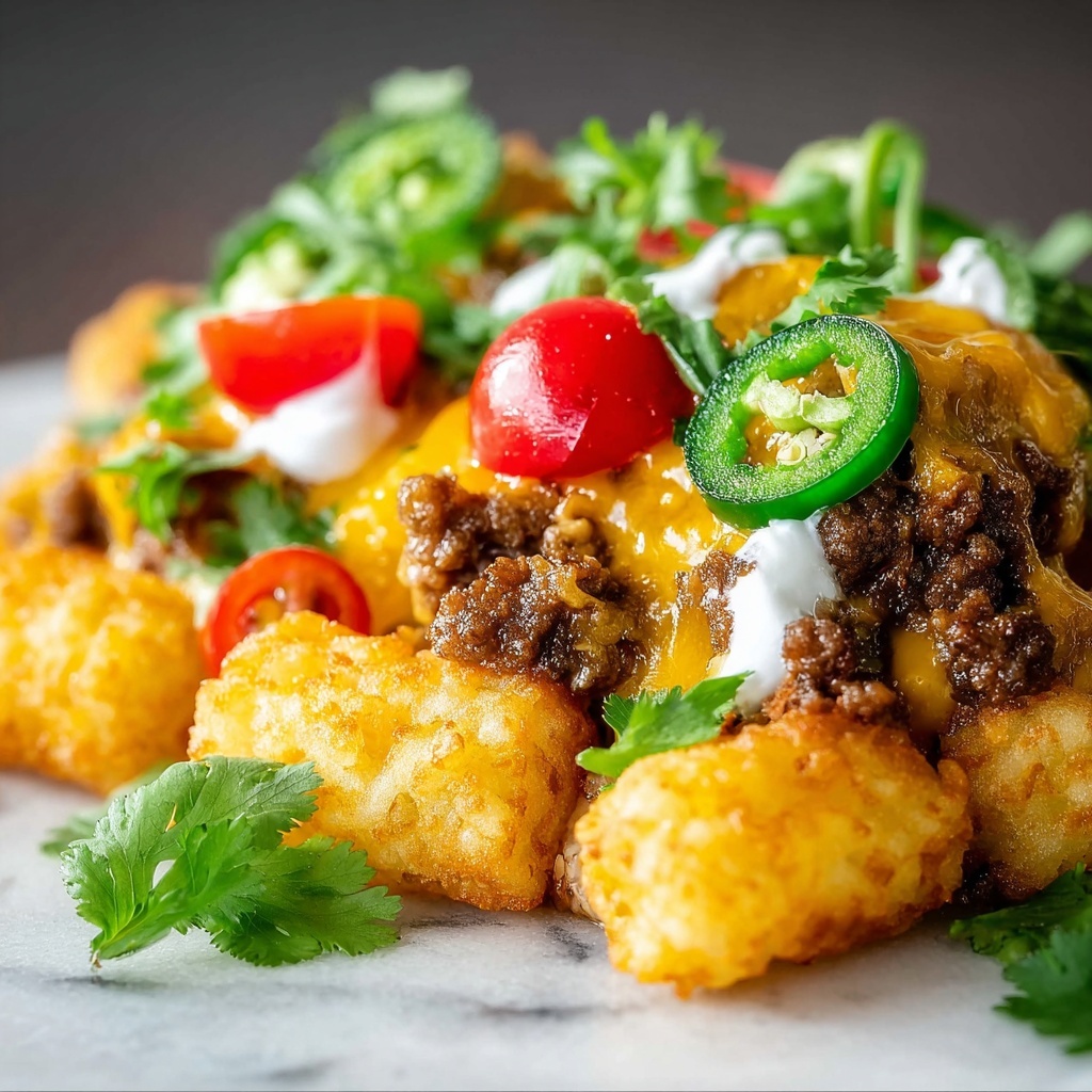 Tachos (Tater Tot Nachos) Recipe - Recipe Image
