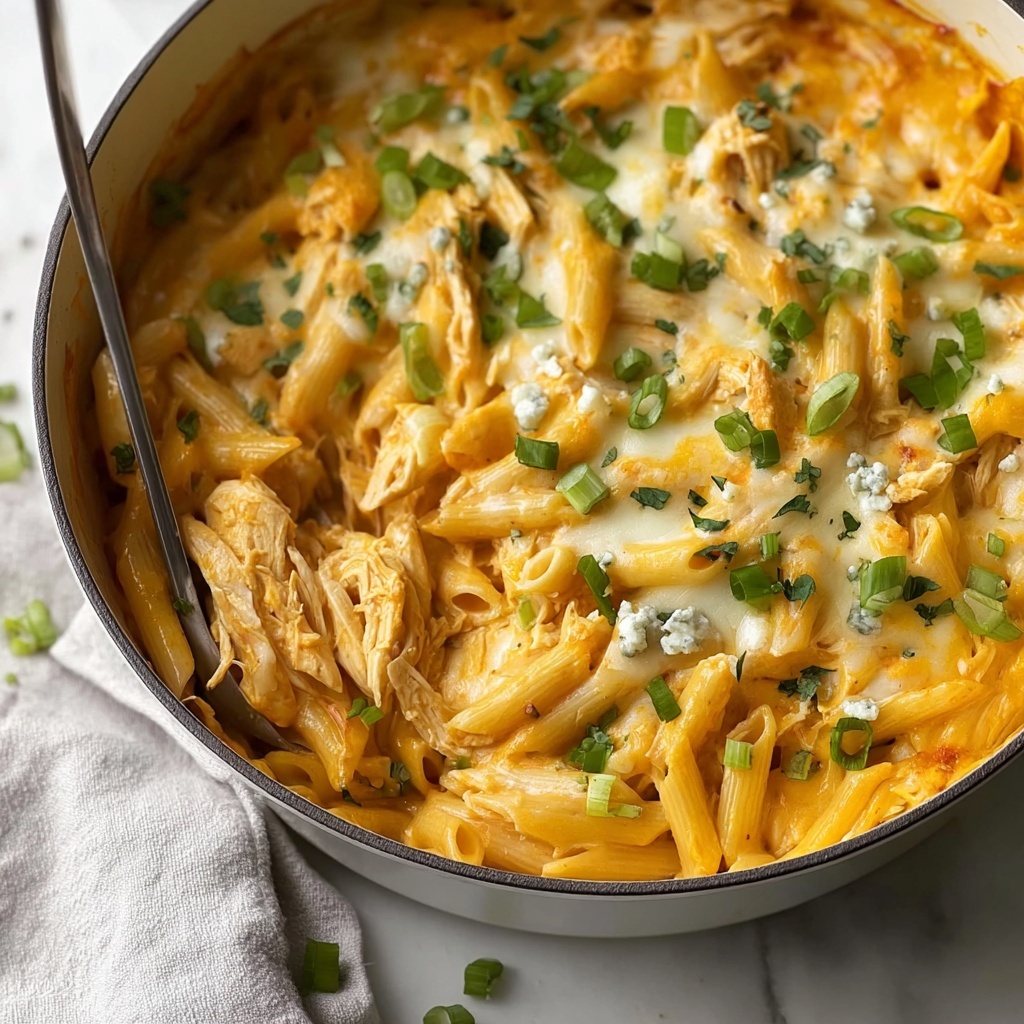 Buffalo Chicken Pasta – One Pot! Recipe - Recipe Image