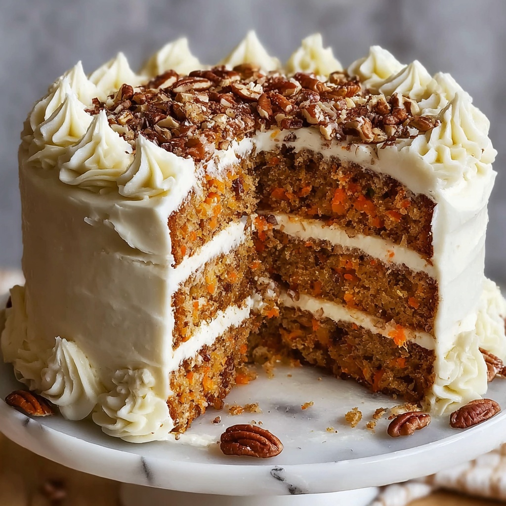 Homemade Moist Carrot Cake Recipe - Recipe Image