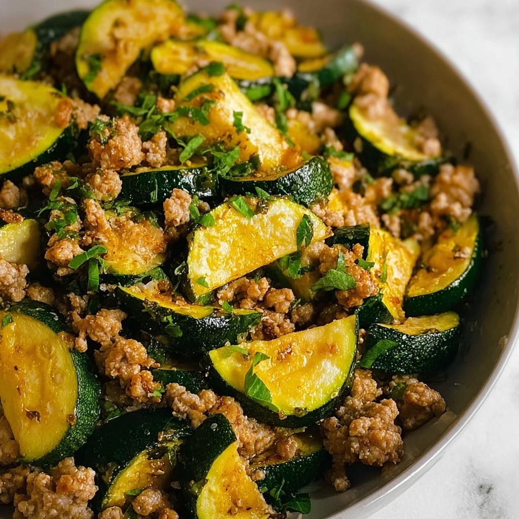 Ground Turkey Zucchini Skillet Recipe - Recipe Image
