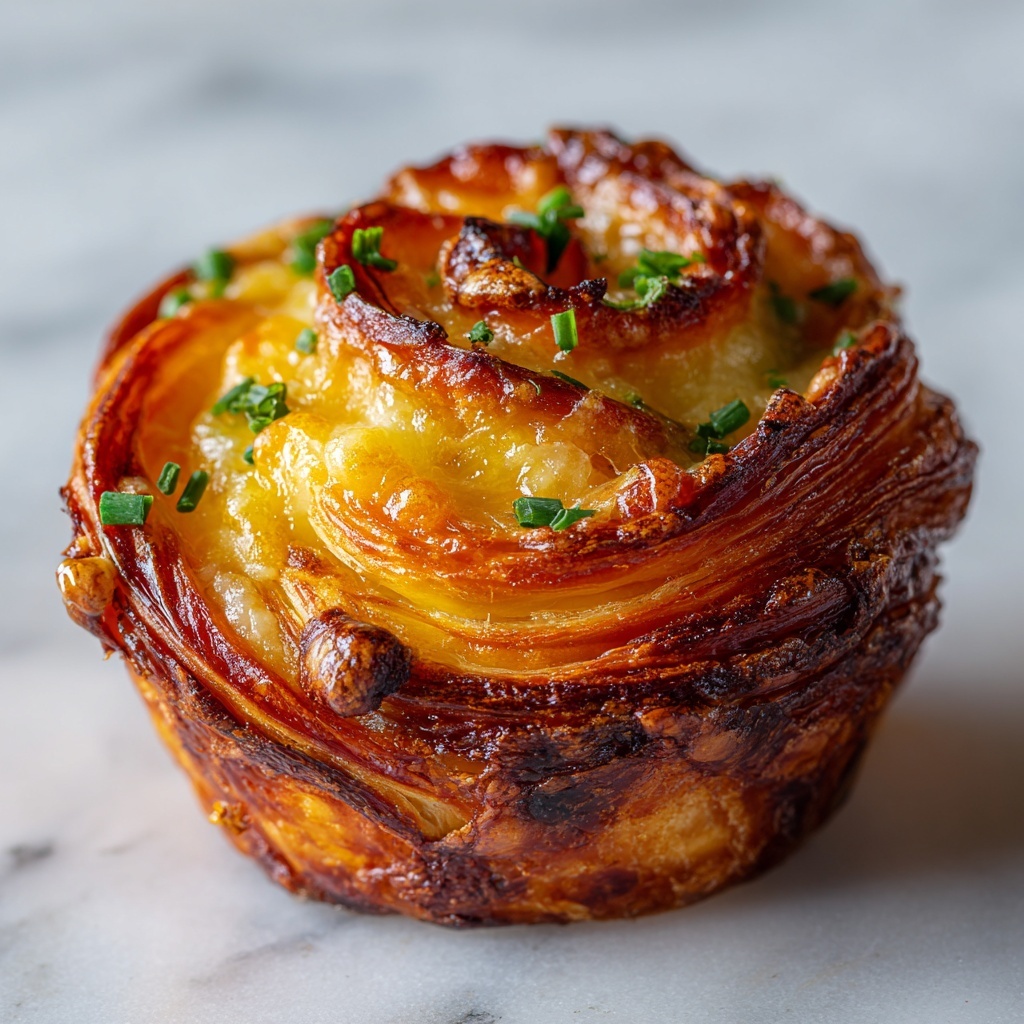 Cheesy Garlic Cruffins Recipe - Recipe Image