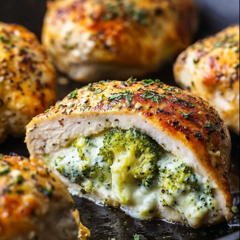 Broccoli and Cheese Stuffed Chicken Breast Recipe