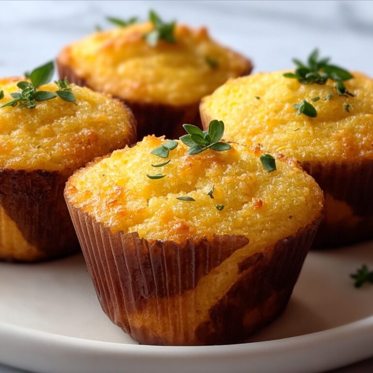 Spicy Cheddar Jalapeño Cornbread Muffins Recipe