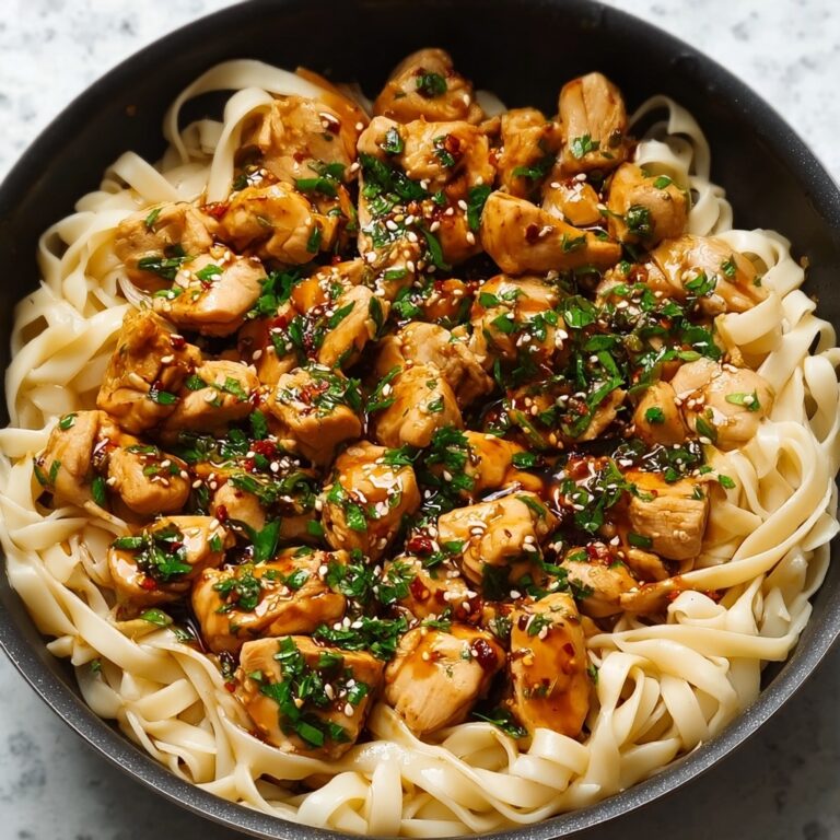 One-Pot Honey Garlic Chicken and Noodles Recipe