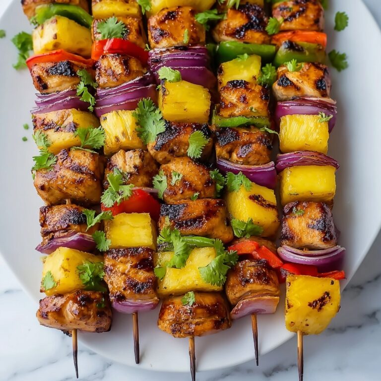 Hawaiian Chicken Kebabs Recipe