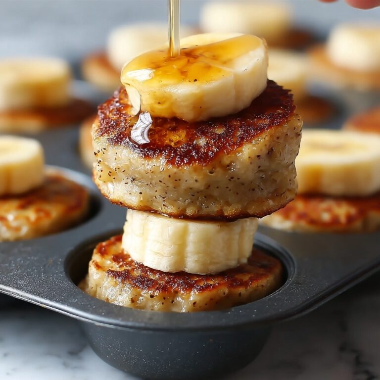 Cottage Cheese Banana Oat Protein Pancake Bites Recipe