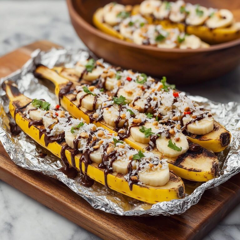 Easy Campfire Banana Boats Recipe