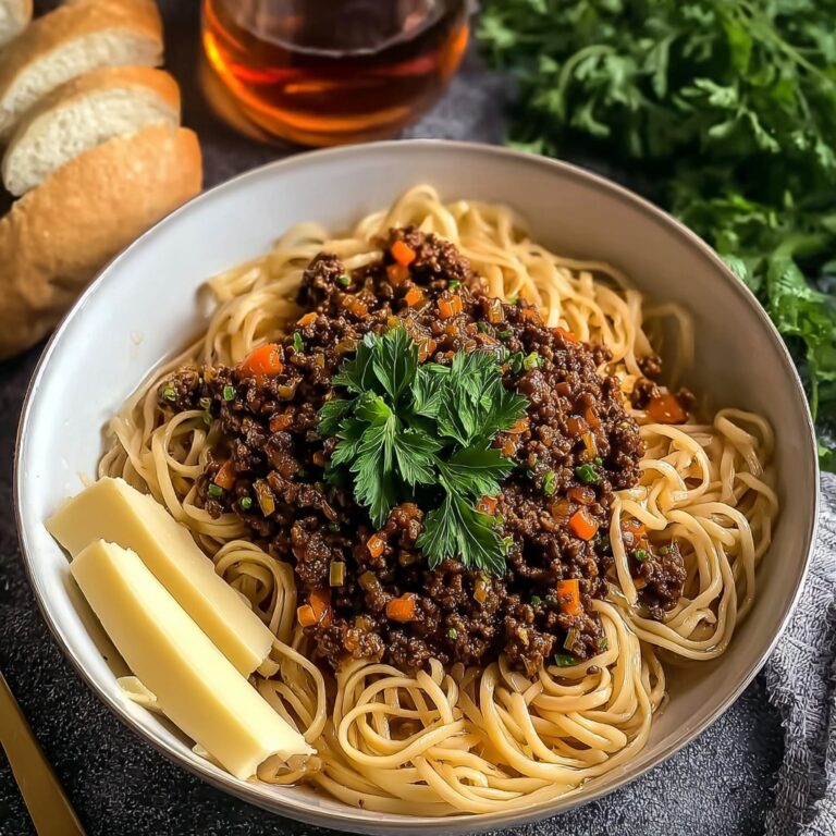 Mongolian Ground Beef Noodles Recipe