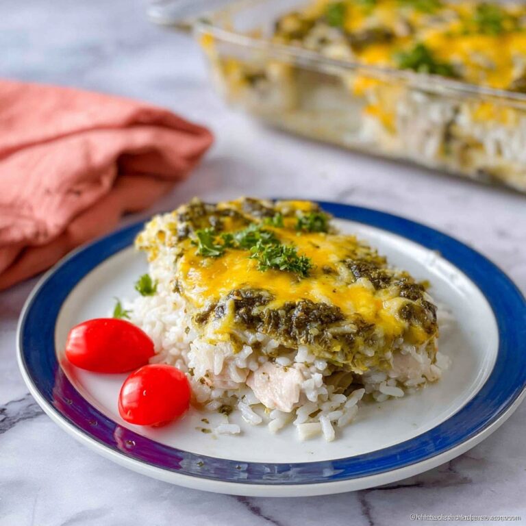 Chili Cheese Chicken & Rice Casserole Recipe