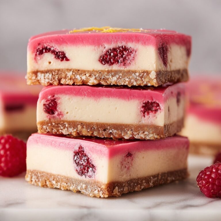 Lemon Raspberry Cheesecake Bars Recipe
