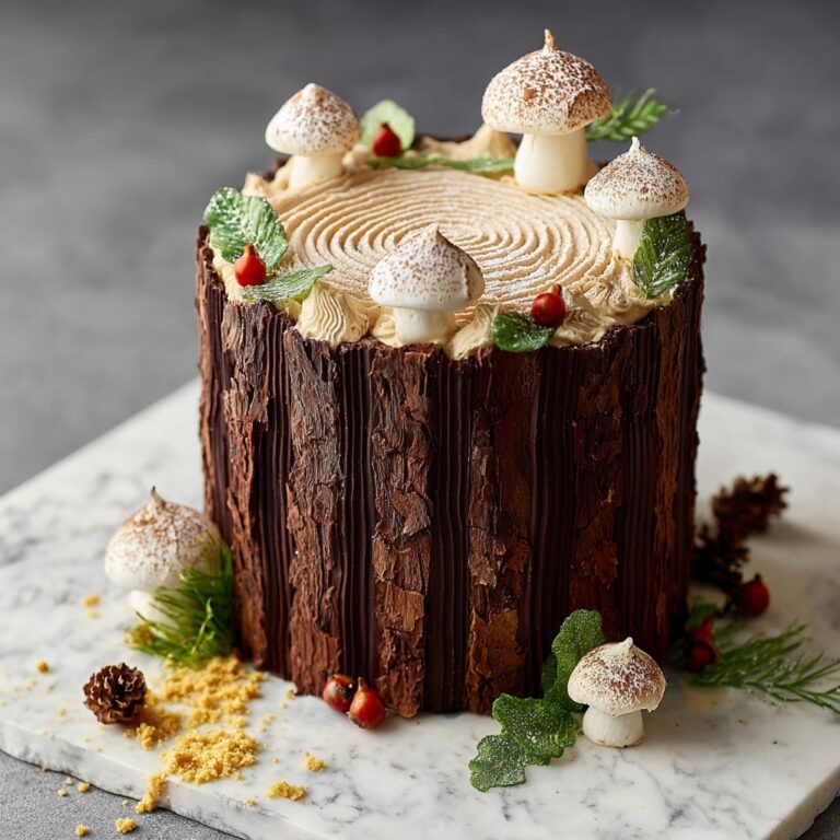 Vegan Tree Stump Cake Recipe
