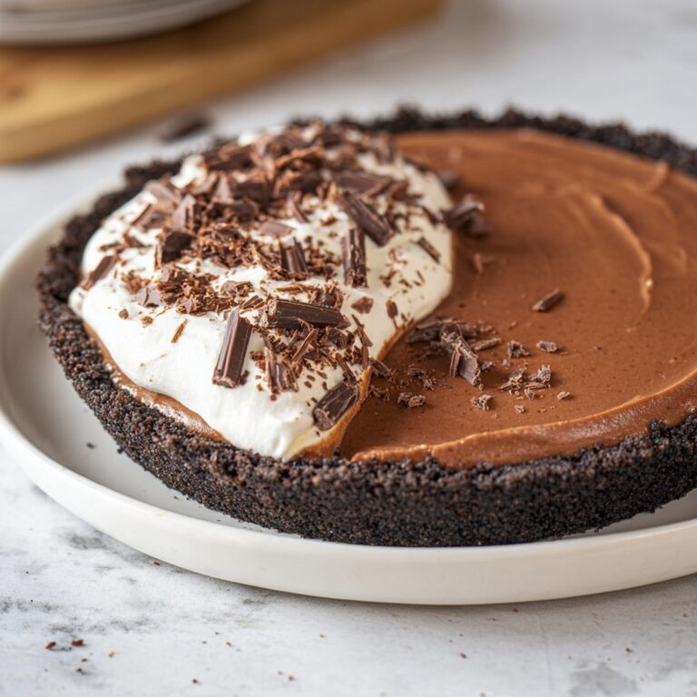 No Bake Chocolate Pie Recipe