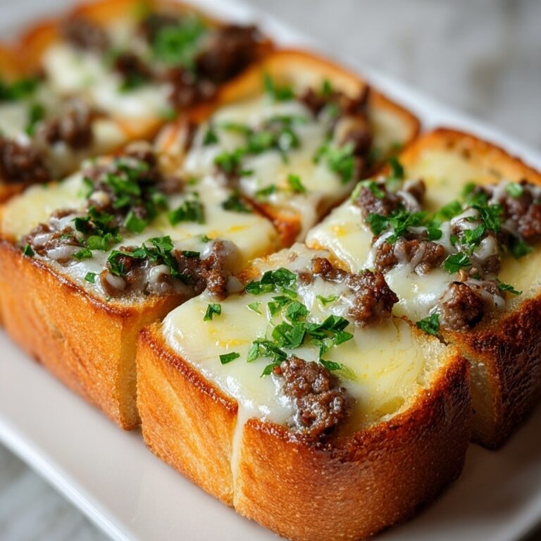 Garlic Philly Cheesesteak Bread Recipe