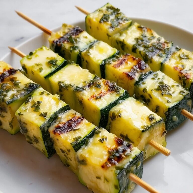 Garlic Butter Vegetable Skewers Recipe