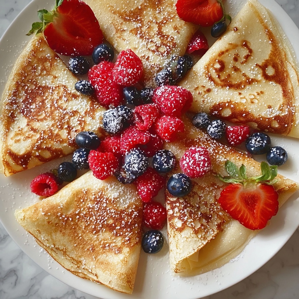 Mixed Berry Crepes Recipe - Recipe Image