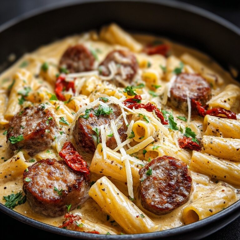 Creamy Cajun Sausage Pasta Recipe