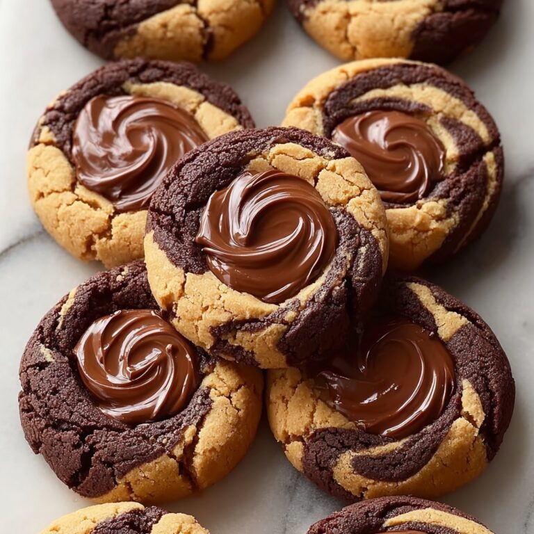 Peanut Butter Brownie Swirl Cookies Recipe