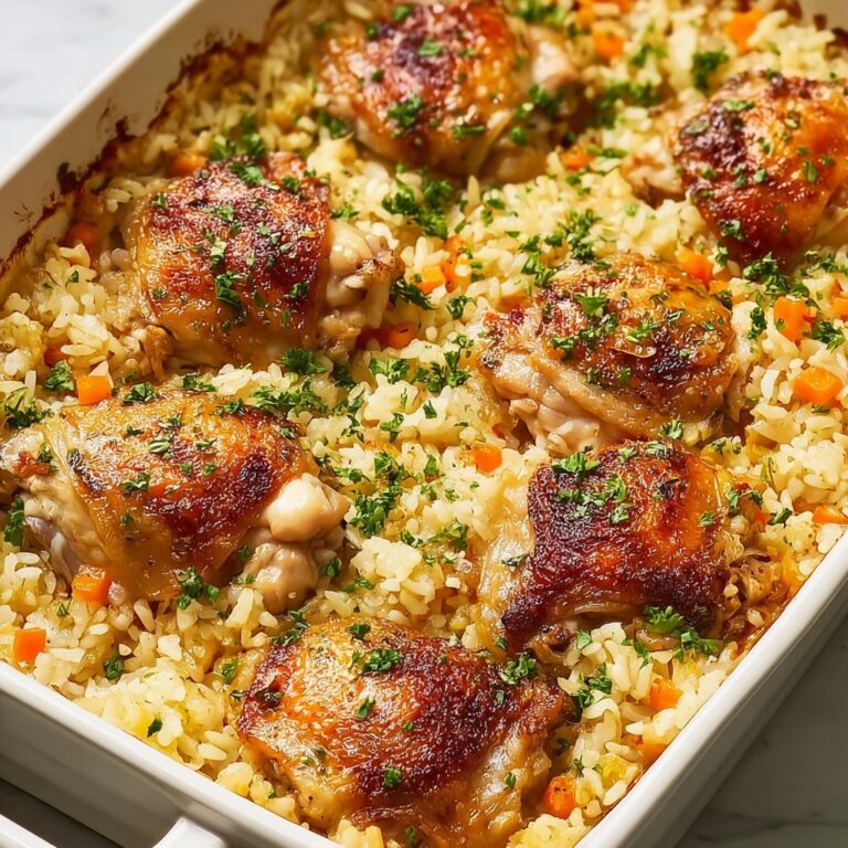 No Peek Chicken & Rice Casserole Recipe