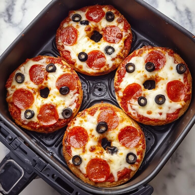 Air Fryer Pizza Bagels Recipe
