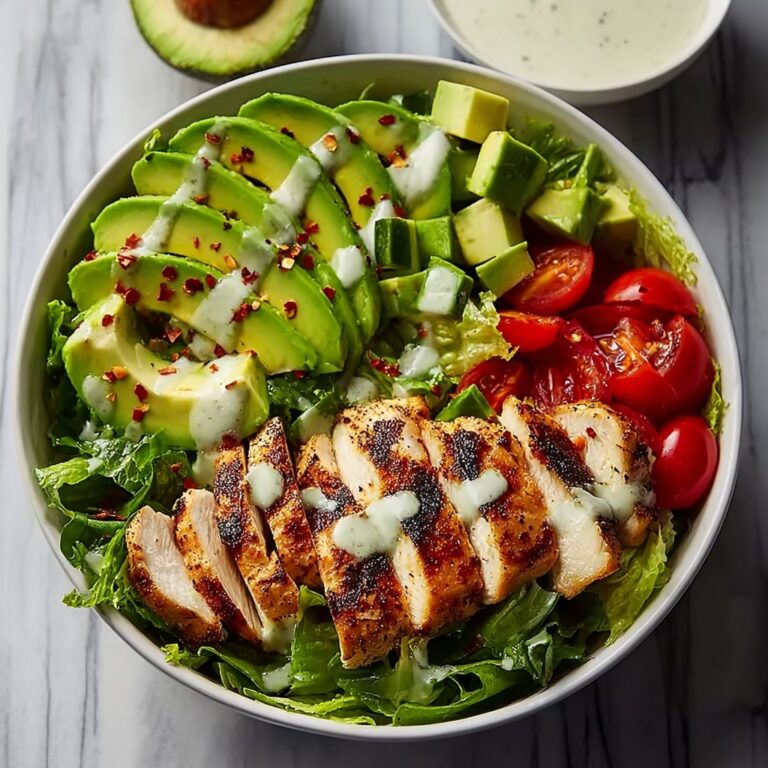 Grilled Chicken & Avocado Salad Bowl Recipe