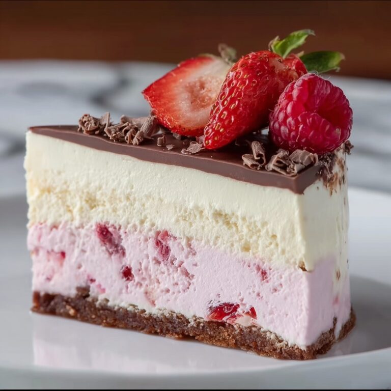 Neapolitan Cheesecake Cake Recipe