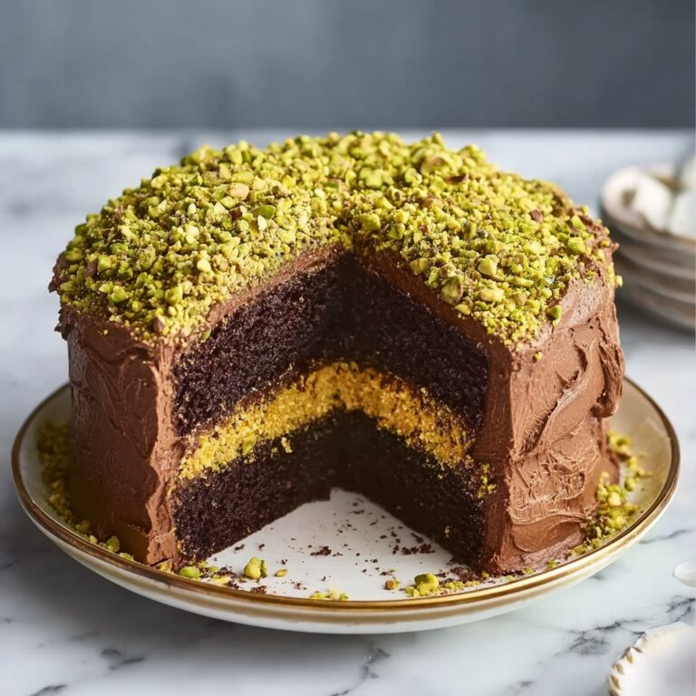 Dubai Chocolate Pistachio Cake Recipe