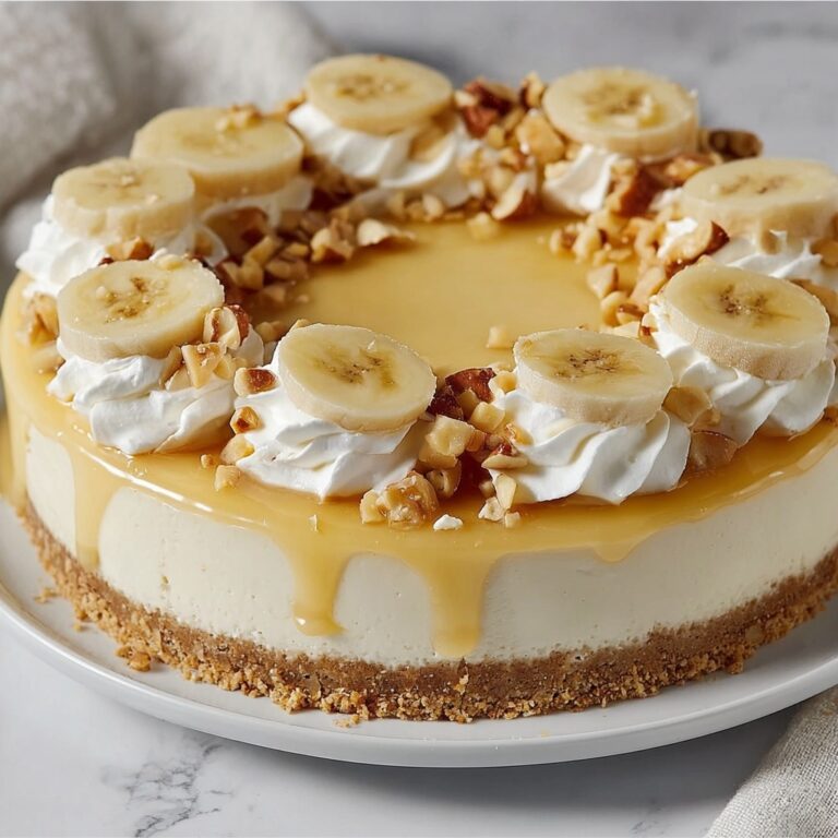 No Bake Banana Pudding Cheesecake Recipe