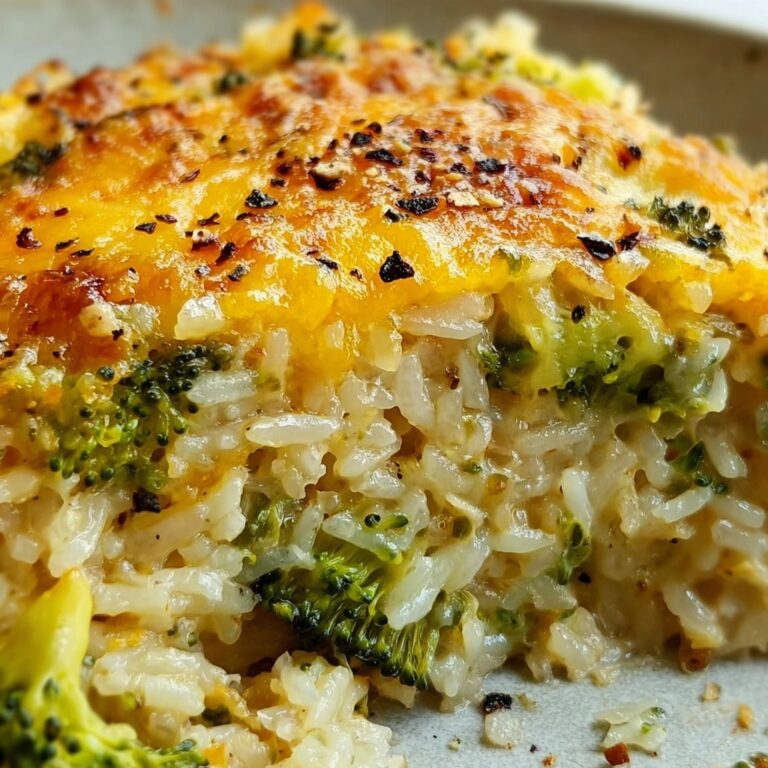 Cheesy Broccoli Rice Casserole Recipe