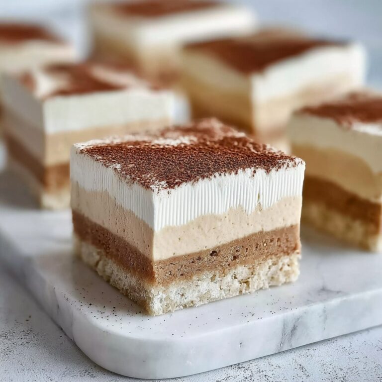 Keto No-Bake Churro Cheesecake Bars Recipe