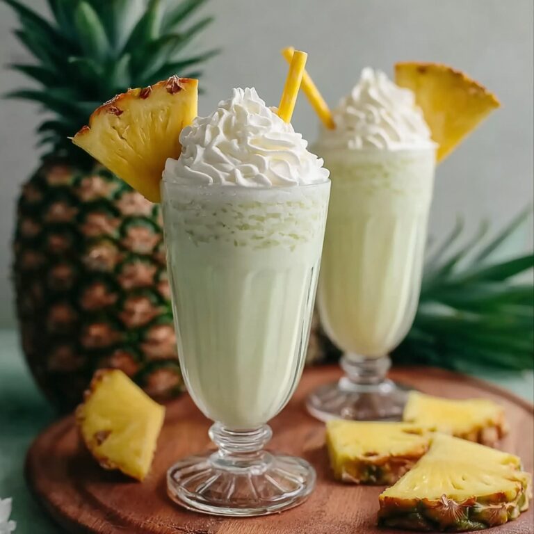 Pina Colada Milkshakes Recipe