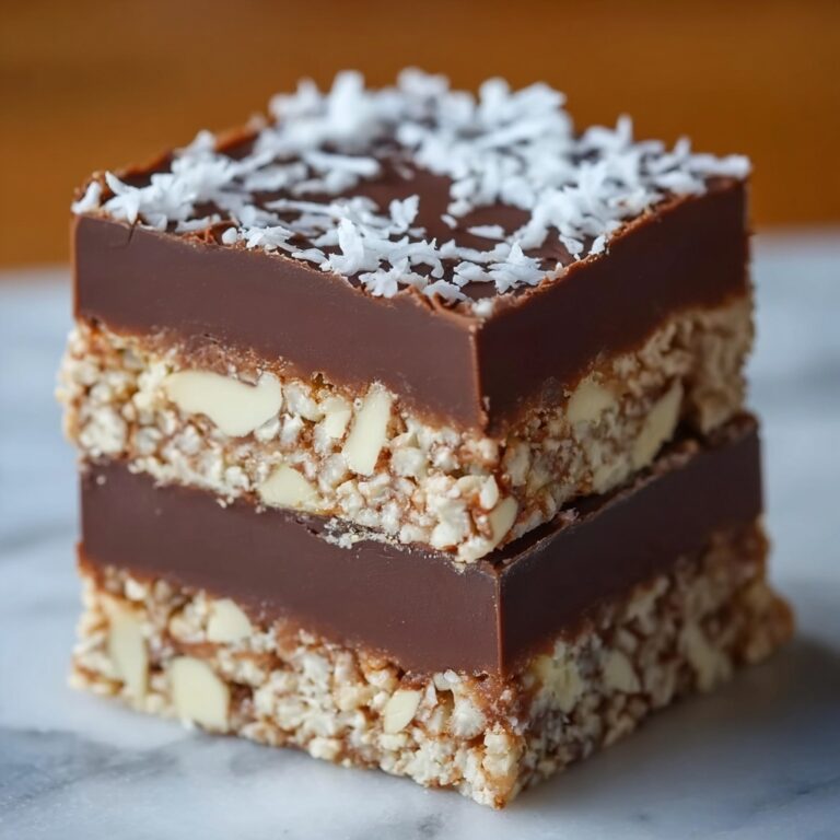 No-Bake Chocolate Coconut Slice Recipe