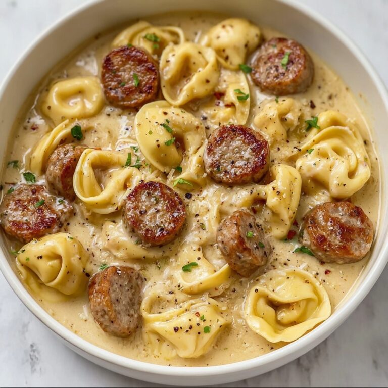Sausage Tortellini Alfredo Recipe