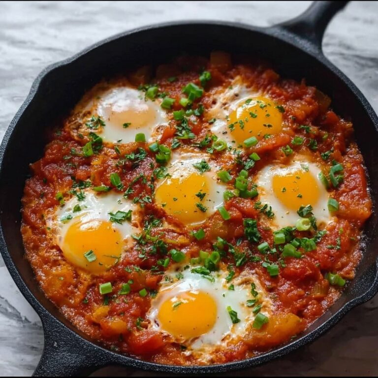 Easy ShakshukaRecipe with Spicy Tomato and Eggs Recipe