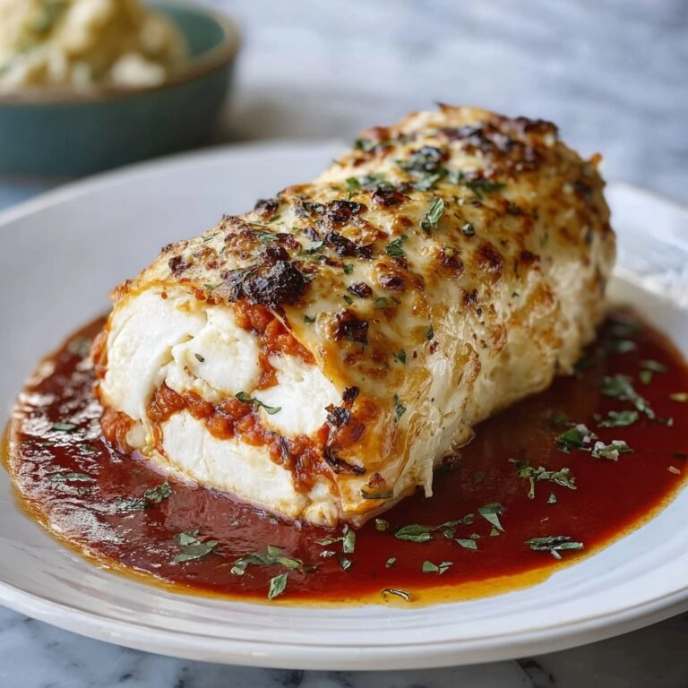 Chicken Parmesan Stuffed with Cream Cheese Recipe