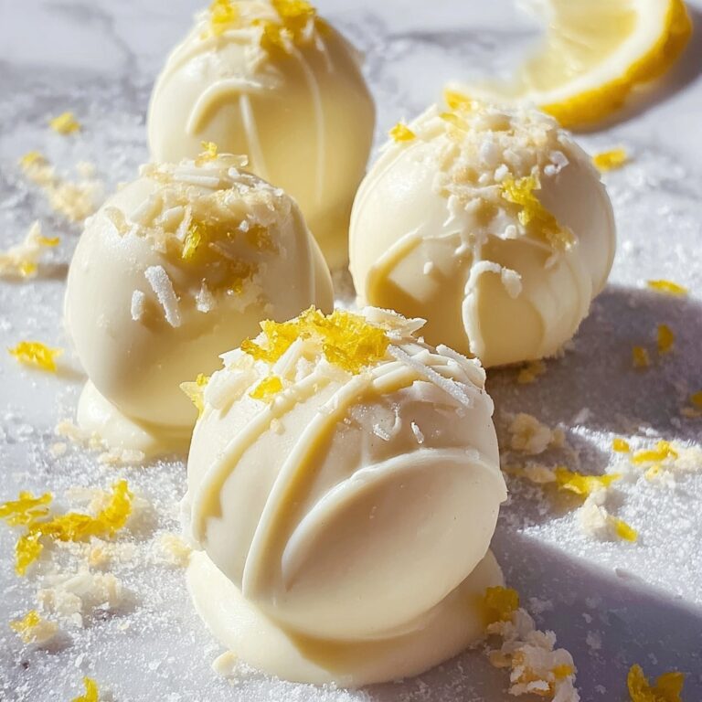 White Chocolate Lemon Truffles Recipe