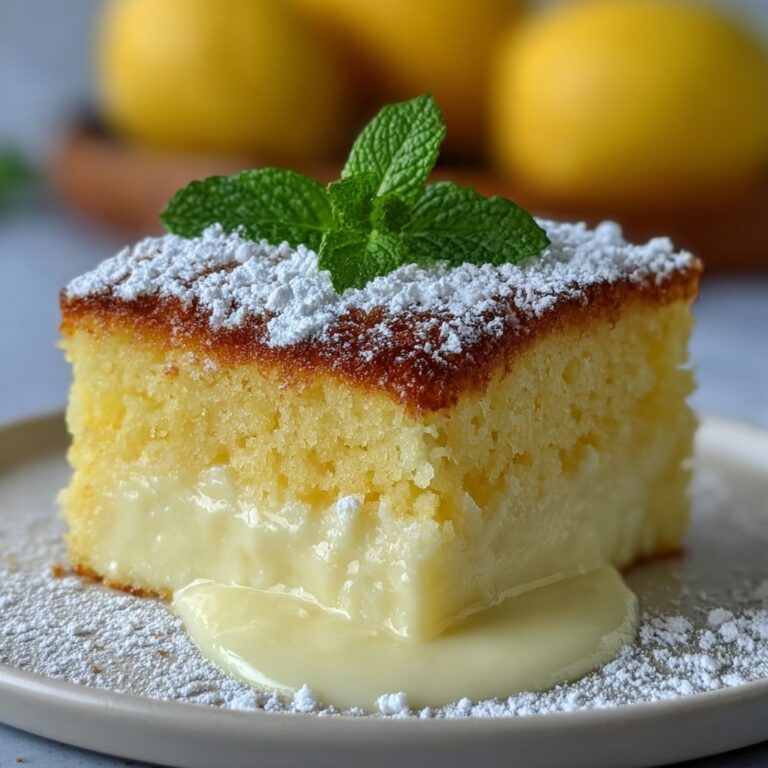 Lemon Custard Cake Recipe